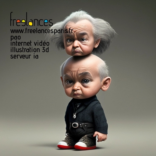 Pao mise en page internet vidéo illustration 3d serveur image IA générative AI freelance paris studio de création magazines 95FL3IK1